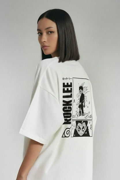 Camiseta Oversize NARUTO - Rock Lee