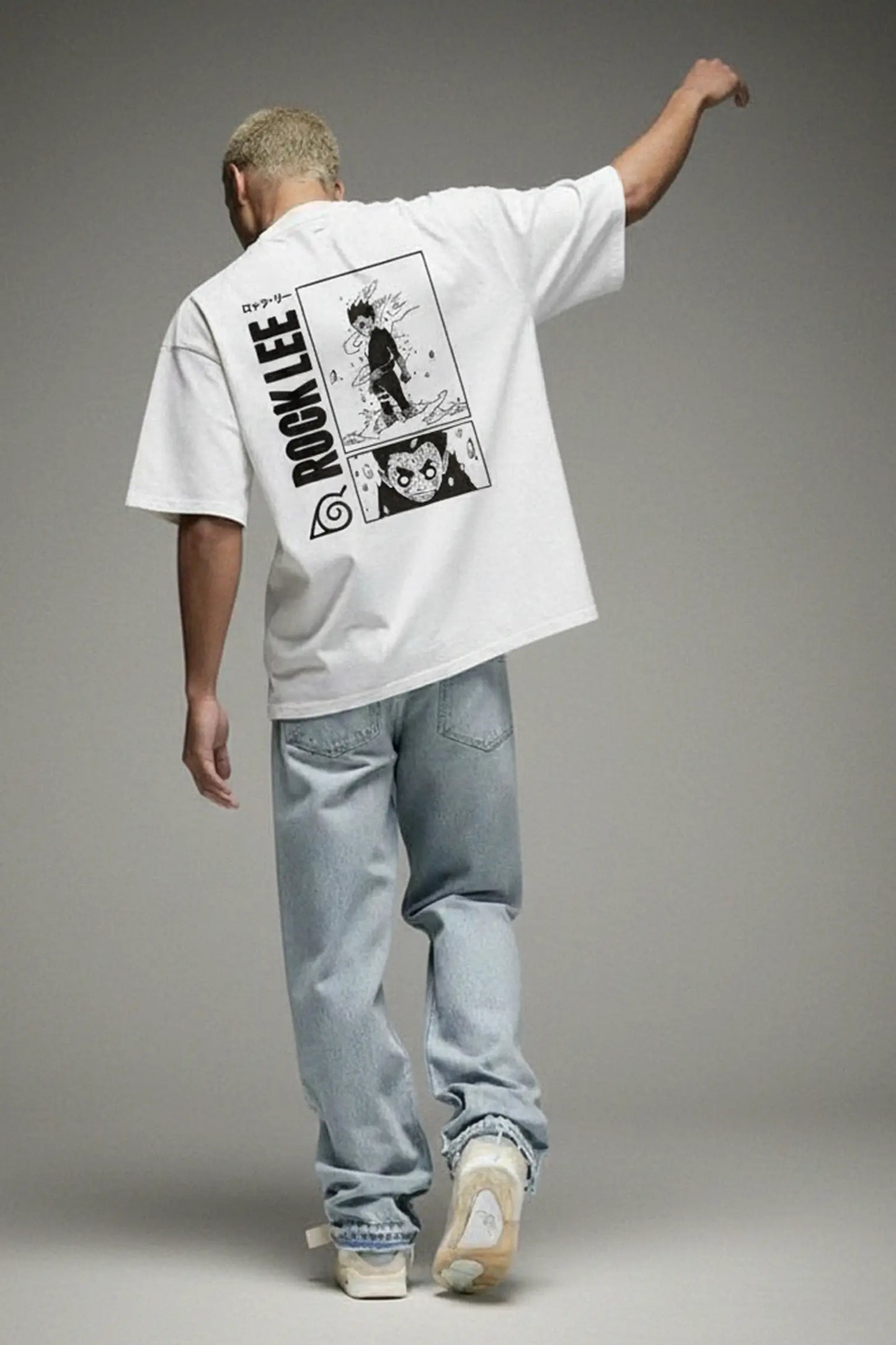 Camiseta Oversize NARUTO - Rock Lee